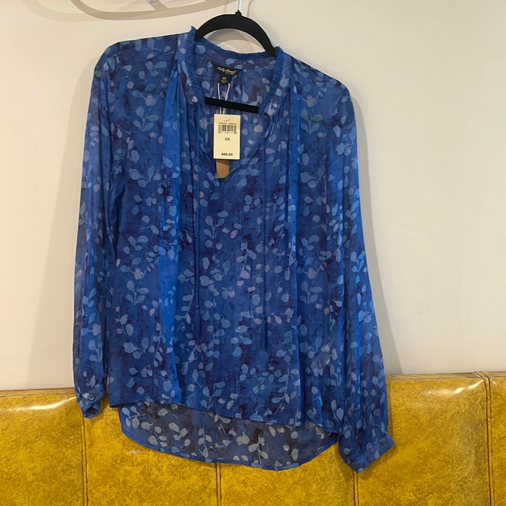 Lucky Brand Sheer, Quarter Top